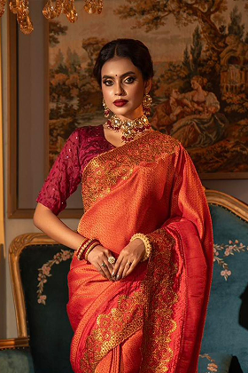 Royal Traditional Silk Saree auto draft