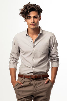 Classic Beige Casual Shirt classic beige casual shirt